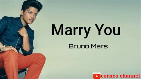 bruno mars marry you lyrics